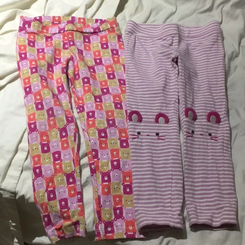 Gymboree lilac bear 3t bundle worn once